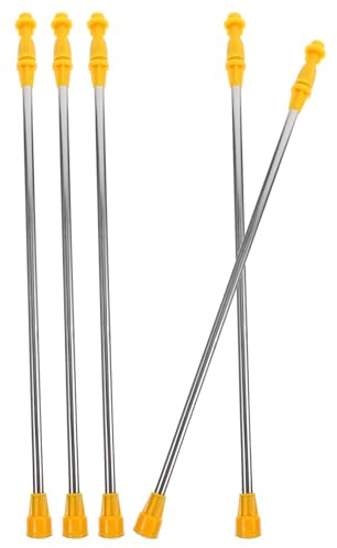 OSALADI Tige de Pulvérisation Télescopique en Acier Inoxydable 5 Pièces Rallonge Réglable pour Pulvérisateur Agricole et Jardin Accessoires Solide pour Arrosage Manuel des Arbres et
