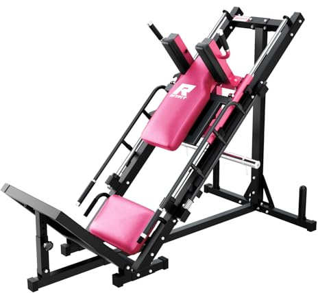RitFit Beinpresse 45° Hack-Squat-Maschine, Rosa