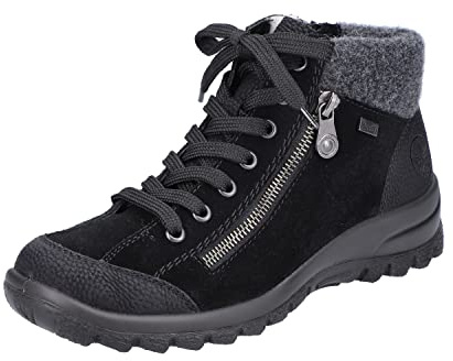 Rieker L7132, Women’s Ankle boots, Black (Schwarz/Schwarz/Anthrazit 01), 5 UK (38 EU)