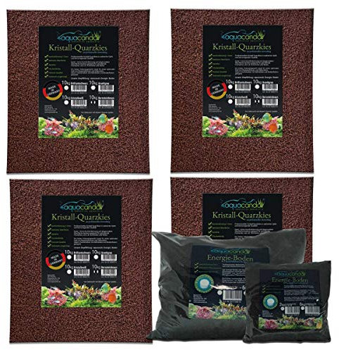aquacando Aquarium-Bodengrund Set | kompatibel zu Vision 260 Farbe Bernsteinbraun