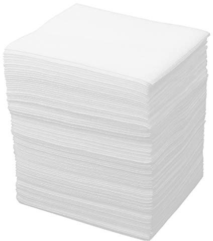 100 pz non tessuto foglio di spugna di garza tampone per la cura delle ferite forniture di pronto soccorso trucco detergente 20 × 10 cm