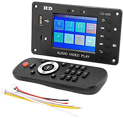 Décodeur audio Bluetooth 5.0 MP3 Lecteur de musique USB TF Radio FM DH Module de décodage numérique DIY Son Home Speaker Amplifier