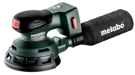 Metabo PowerMaxx SXA 12-125 BL Akku-Exzenterschleifer 12V (Schleifer/Schleifgerät/Schleifmaschine in metaBOX, ohne Akku + Ladegerät) # 602035840