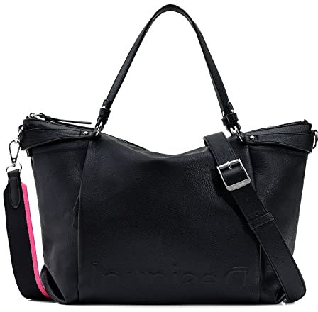 Desigual Damen Con BAG HALF LOGO 23 LIBIA 2 2000 nero, Einheitsgröße EU