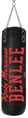 BENLEE Boxsack aus Kunstleder Donato Black/Red 100cm