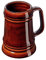 KADAX Chope à bière en céramique, passe au lave-vaisselle, avec poignée pratique, chope en pierre pour vin, bière, vin chaud et miel liquide (1, 500 ml)