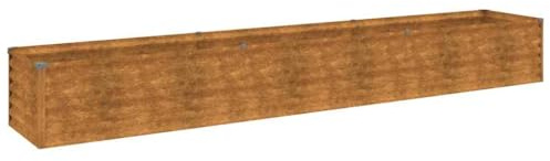 vidaXL Garten-Hochbeet 291 x 50 x 36 cm Cortenstahl