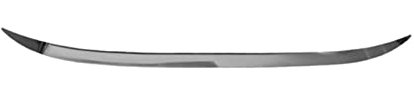 BLNETU 121 cm Länge Für W204 W211 Universal Spoiler Lippe Limousine Hinten Flügel Auto Flügel Spoiler Stamm Zubehör Heckspoiler (Color : Schwarz)