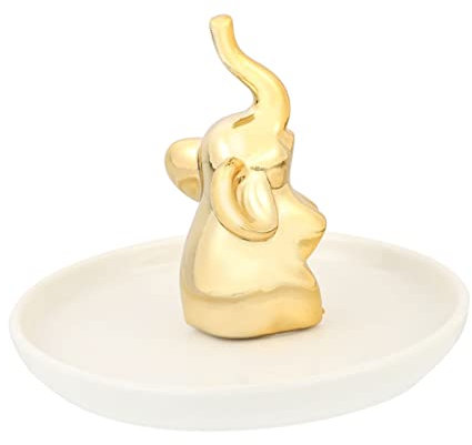 ifundom Elefant Schmuckablage Aus Vielseitiger Aufbewahrungsteller Für Schmuck Kosmetik Und Kleinigkeiten Dekoratives Accessoire Für Zuhause Geeignet