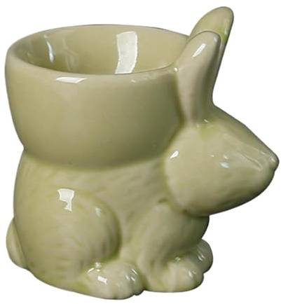 Porte-oeufs de lapin, coquetier en porcelaine,Porte-œufs en céramique pour lapin, décorations de Pâques - Mignon porte-œufs vintage stable pour bonbonnières décoratives de fête de printemps en c