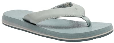 Sanuk Yoga Mat II | Flip Flops för kvinnor | Yogasandaler för kvinnor | Strandsandaler för kvinnor | Minnesskum fotbädd, Blå salvia, 8