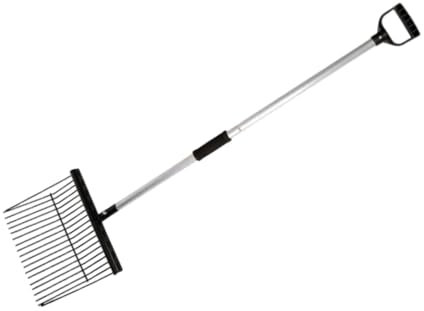 F Fityle Letame di Ferro forchetta per Cavallo Stabile Letame rastrellamento Sostituzione Sturdy Fork Equipment Ptime per Erba da di Cavalli agricoli e