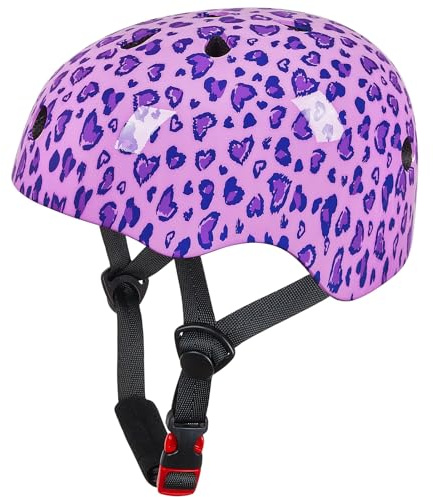 MHJY Casque Velo Enfant Casque Protection Trotinette Filles et Garçons pour Roller Scooter Skateboard Moto 3-8 Ans