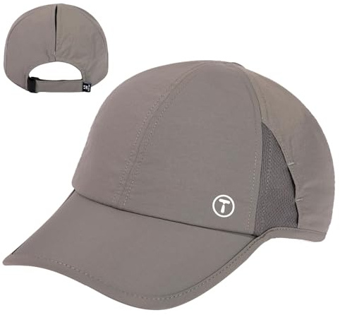 TOP-EX Womens UPF 50+ Cooling Ponytail Unstructured Baseball Hat | Cooling sweatband, water-resistant cap, breathable quick dry fabric, 2.4 oz lightweight, packable for Running Golf Travel