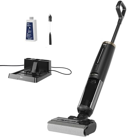Hoover HW3 Plus 2-in-1 Hard Floor Washer - Vacuum Cleaner & Mop [HW3P10] | Rechargeable Electric Mop and Vacuum Cleaner, 40 min runtime, Self-Clean function, 16Kpa suction power, Anti-Hair Wrap