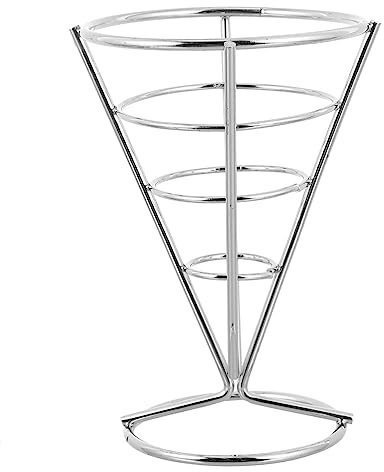 Mobestech Iron Fried Chicken Rack Deep Frying Food Basket Snacks Basket for Kitchen Black Kitchen Utensils Chips for Home Use