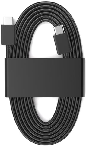 AIAUXAI 1,8M 3A 25W Cavo USB Type C per Samsung, Ricarica Rapida Nero | Cavo USB C per Samsung Galaxy S26 S25 Edge S24 S23 S22 A17 A16 Tab per iPhone 17 16 15 per iPad Caricatore per Google Pixel