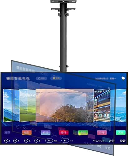 WQPMNYG TV Stand TV Unit, Adjustable Ceiling TV Mount Bracket, Fits 25-60 Inch LCD Flat Screen And Curved TVs, Max VESA 400x400mm TV Mount TV Stand