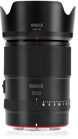 Meike Objectif moteur pas à pas AF-STM 35 mm F1.8 plein format - Mise au point automatique grand angle - Objectifs de portrait Prime fixes - Compatible avec les appareils photo Nikon Z-Mount Z5 Z6 Z7
