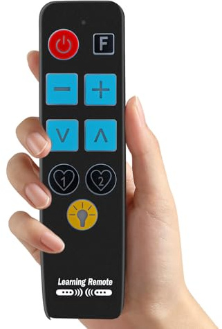 Big Button Universal TV Remote Control for Seniors with Glow-in-Dark Keys, UNOCAR Easy to Use Large Button Remote for Visually Impaired & Dementia Elderly, Works with Samsung/LG/Sony/TCL