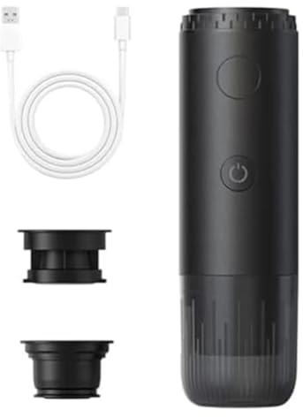 FACAIIO Caffettiera portatile USB per auto, ufficio e campeggio, tazza da viaggio 12 V con per una rapida infusione, per nero