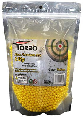 efaso 1229901513 - 5000 Schuss 6mm Munition BB's Softair; Panzer Farbe Gelb