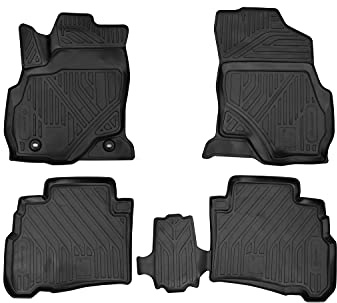 Element 3D Gummimatten Passgenaue Fußmatten Toyota Fortuner 2017-4WD Allradantrieb 4tlg