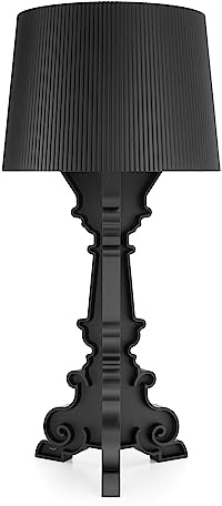 Kartell Lampada da Tavolo 5 W, Nero Mat