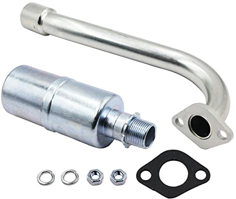 LOSTAR Rear Exhaust Muffler for Min Bike Predator 212cc Honda GX160 GX200 Tillotso