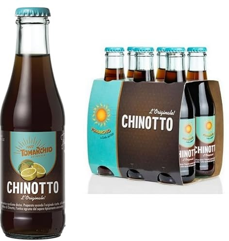 Sicilia Bedda - BIBITE TOMARCHIO IN BOTTIGLIA VETRO - Prodotto 100% Siciliano (12 Bottiglie Chinotto)