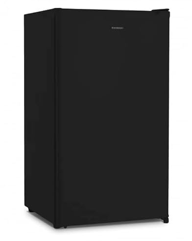 INFINITON | FG-A82N - Frigorifico una puerta | Color Negro | Alto 85cm | Capacidad 92 Litros | Temperatura regulable | Luz LED | Clase A+/F