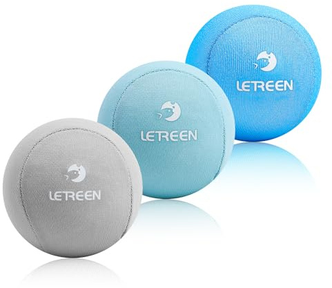 LETREEN 3-pack stressbollar för vuxna, gel anti-stressboll med olika tjocklekar och storlekar, koncentrationsbollar för koncentration, knådbollsleksaker