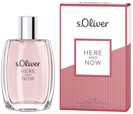 s.Oliver® Here And Now Woman Eau de Toilette Natural Spray 50 ml | s.Oliver® HERE AND NOW Woman Eau de Toilette - Strahlender, fruchtiger Damenduft mit femininer Ausstrahlung.