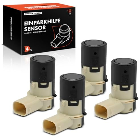 Frankberg 4x Parksensor Einparkhilfe Vorne Hinten 66206989068 | Kompatibel mit 6er Cabriolet E64, M.i.n.i Cabriolet R52, 5er E39, 5er Touring E39, 5er Touring E61, 6er E63, Z4 Coupe E86