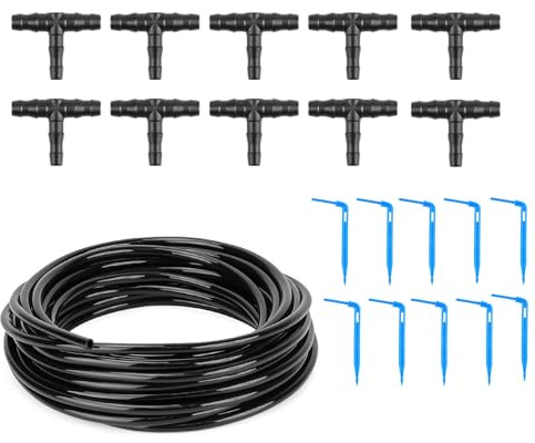 Solar Bewässerungssystem Für Zubehörset 10 M * Eter Wasserleitung/10 * Tropfer/10 *Erdungsstecker