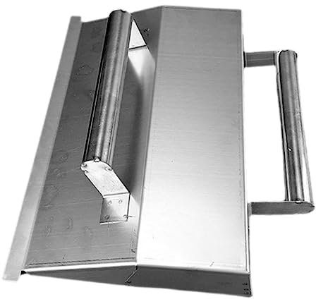 Hoement Stainless Steel Concrete Finishing Trowel Durable Drywall Skimming Tool for Plastering and Masonry Work High Strength and Impact Resistant Professionals and Diy Enthusiasts