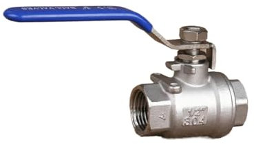 VPCPWTYZY 1/4 3/8 1/2 3/4 1/4 3/8 1/23/4 1 1-1/4 1-1/2 2 Zoll NPT Innengewinde Gewinde-Kugelhahn mit vollem Durchgang, Kugelhahn aus Edelstahl 304 mit Griff, 1 Zoll, 1-1/4 Zoll, 1-1/2 Zoll,