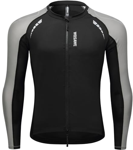WOSAWE Herren Motorrad Jacke Mesh Atmungsaktiv Protektorenjacke Weiche Panzerung mit CE Abnehmbar Protektoren (Grau ohne Rüstung, S)