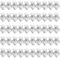 50 Stück Gewächshaus Schrauben, M6x12 Aluminium Hammerkopfschrauben Gewächshausschrauben, Aluminium Schrauben für Gewächshäuser Glashaus, Hammerschraubenalu Gewächshaus Zubehör