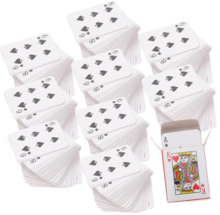 Warmhm 24sätze Mini-Spielkarten Für Unterwegs Miniatur-kartenspiele Für Partydekorationen Tragbares Spielkartenset Kleine Karten Für Reisen Kartenspiele Für Erwachsene