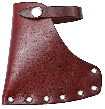 DIYEAH Cowhide Protector for Viking Axe Practical Head Protective Sleeve for Splitting Axe