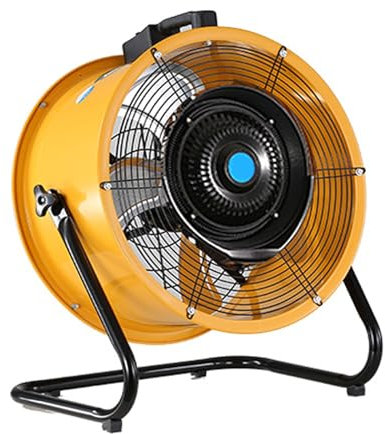 DYUNCZ Ventilatore Nebulizzatore da Esterno a Piantana da 16, Ventilatore Nebulizzatore Industriale con Vasca, Interruttore di Atomizzazione Continuo, 370 W, per Negozio/Garage/Palestra