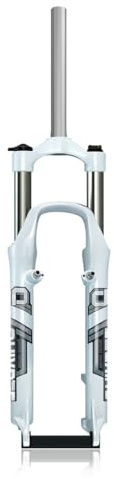 Fourche à suspension pour VTT 26 pouces, frein à disque en V, fourche à ressort 26 pouces, débattement 80 mm, pivot droit 1-1/8, fourche avant sans filetage, verrouillage manuel QR 9 mm (26 pouces,