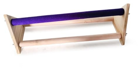 ibasenice Percha De Madera para Loros Juguete para Morder Escalera para Entrenamiento De Aves Soporte De Madera Juguete De Jaula para Loros