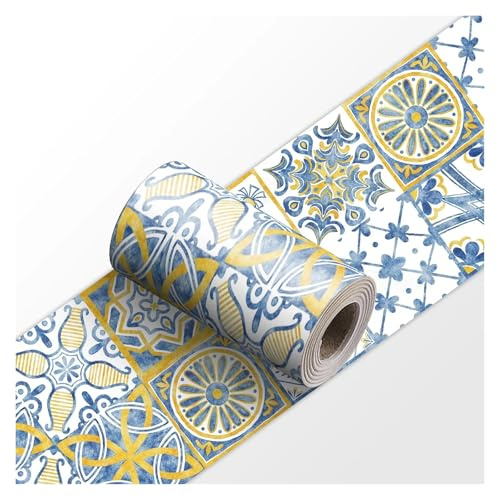 JTKSSCS Greche Adesive Per Pareti 1 adesivo da parete in ceramica, stacca e attacca, for paraschizzi cucina, strisce decorative for piastrelle, for battiscopa del bagno(YX-164,30cmX240cmX1roll)