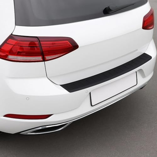 Schwarz Ladekantenschutz ABS mit Abkantung für VW Golf 7 Variant Bj. 2012-2019