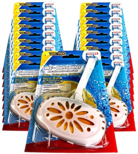 WC Duftspüler - 1 Stück pro Pack - Frische für Ihr WC - Lemon - Sparset - 18 Packungen