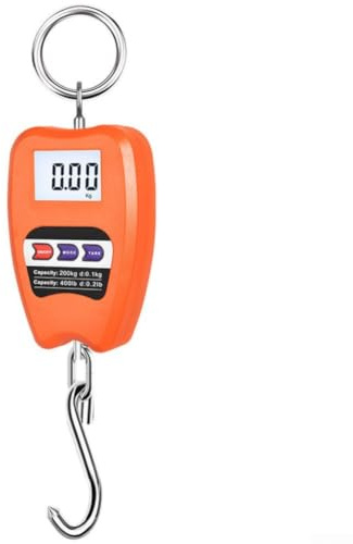 KHIronHive Báscula colgante digital de 200 kg, báscula industrial de aleación de aluminio con pantalla LED, báscula de peso de gancho alto para equipaje de envío de almacén, múltiples unidades