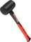 MAXPOWER Maza de Goma, 16Oz Mazo de Goma Martillo de Goma Martillo, Negro