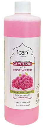 ican london Glycerin with Rose Water 500ml